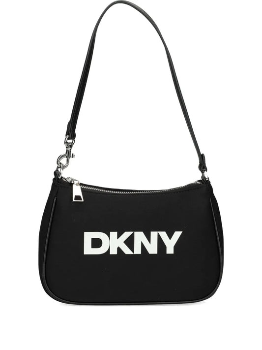 DKNYlogo-print shoulder bag