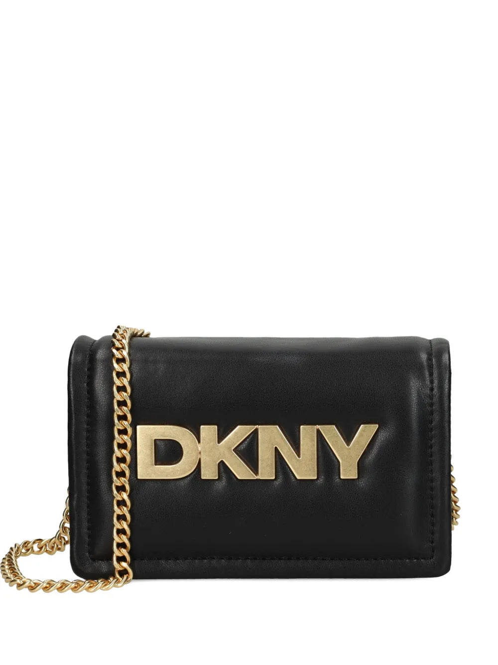 DKNYlogo-lettering cross body bag