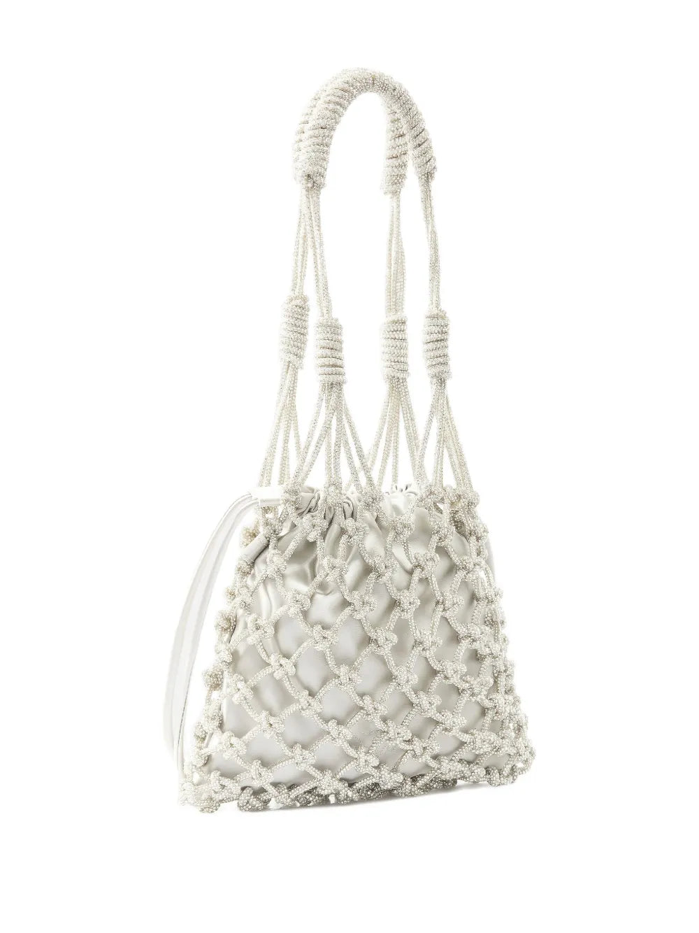 PINKOWoven Mesh bucket bag