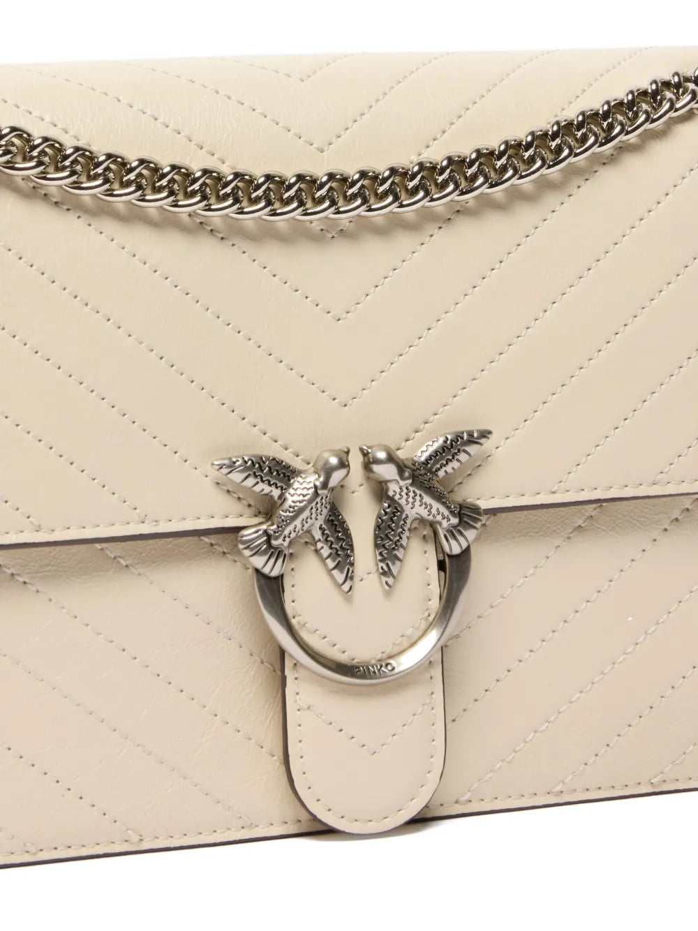 PINKOchevron bird cross body bag