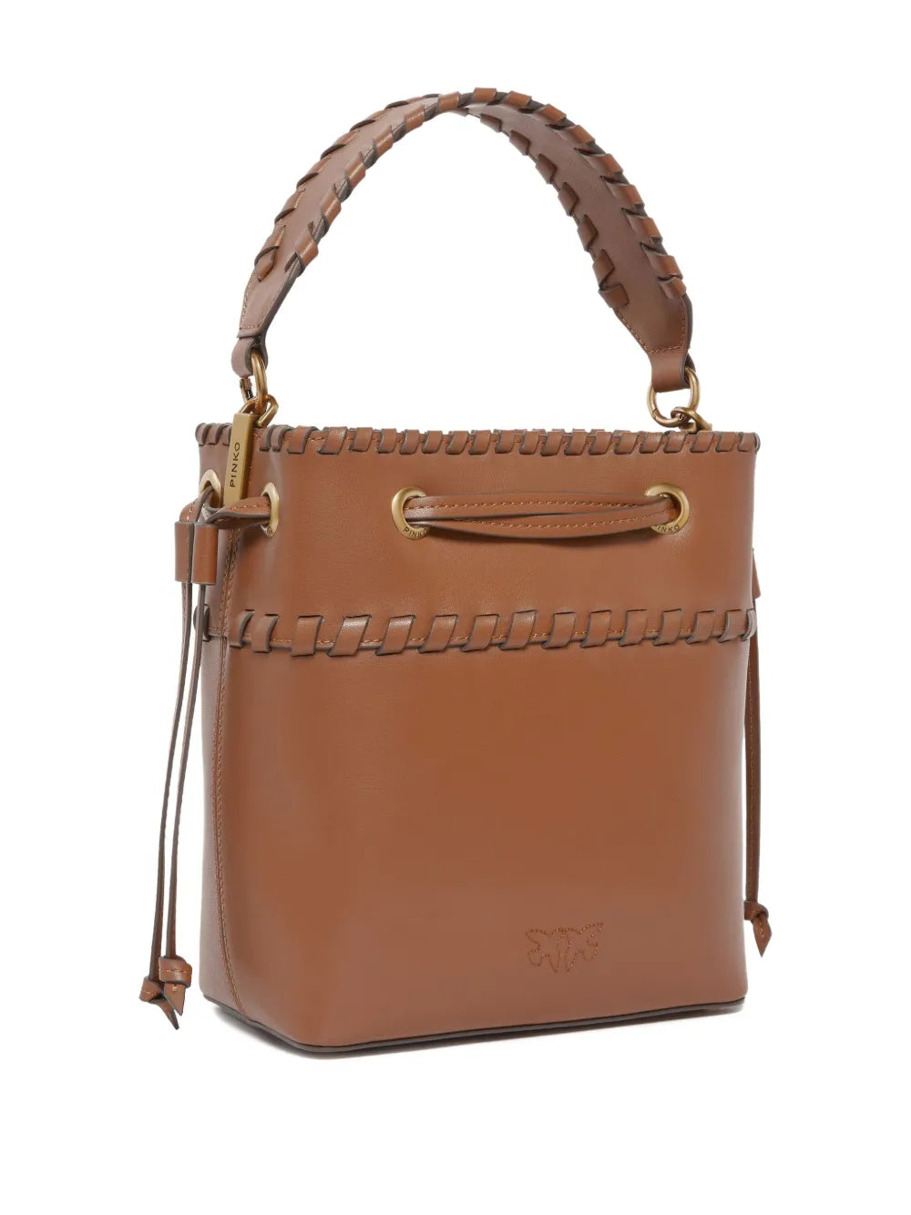 PINKOleather bucket bag
