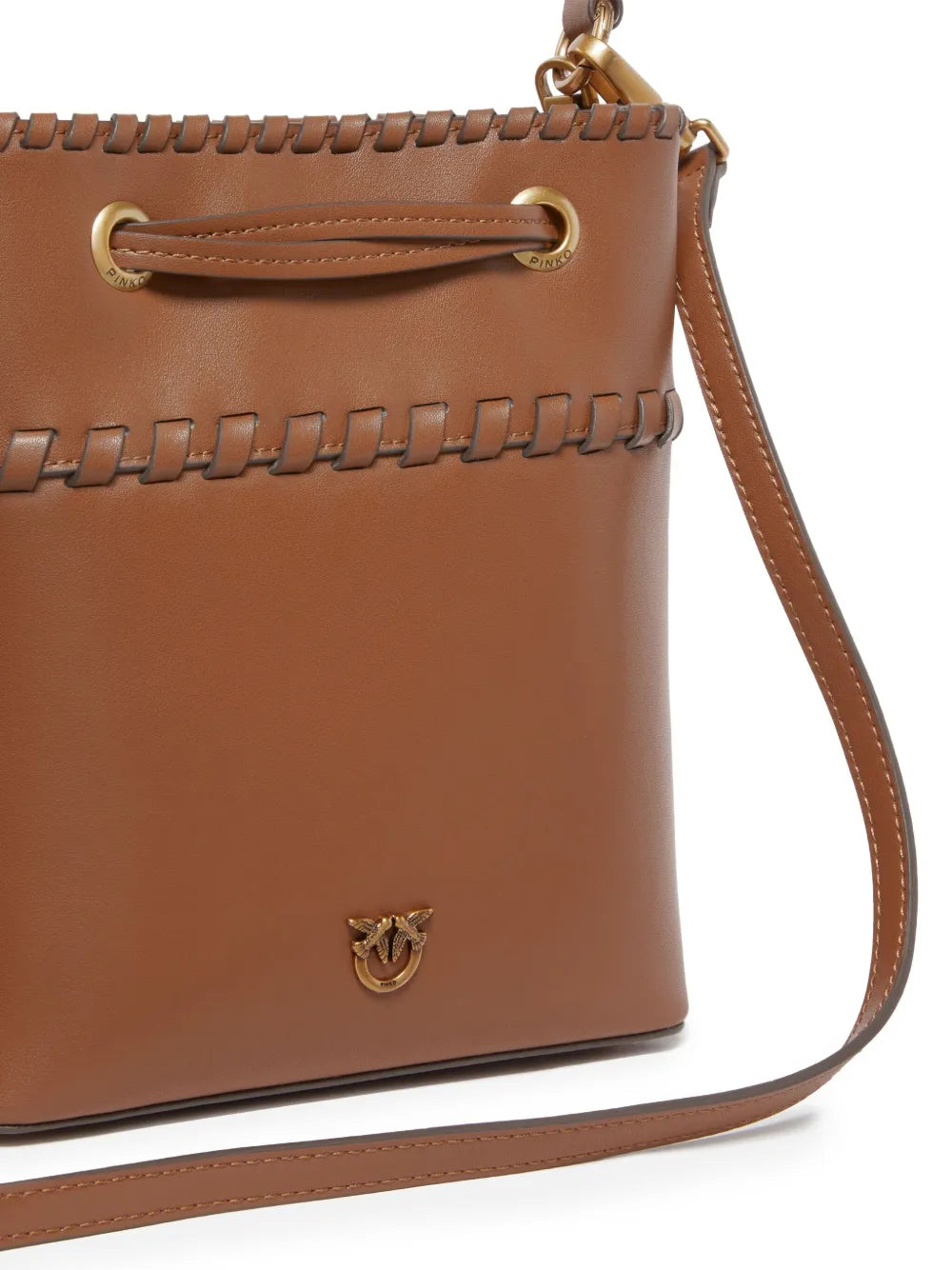 PINKOleather bucket bag
