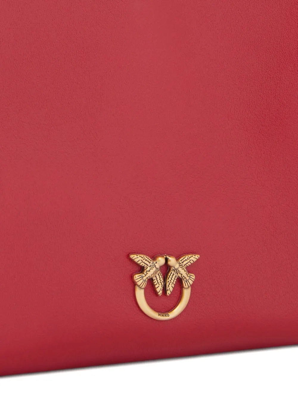 PINKOLove Birds-plaque leather cross body bag