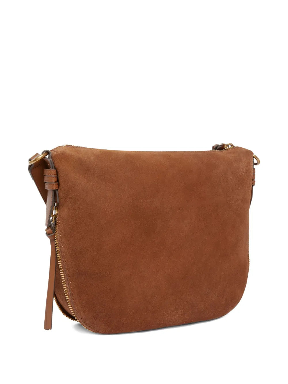 PINKOsuede zip-fastening shoulder bag