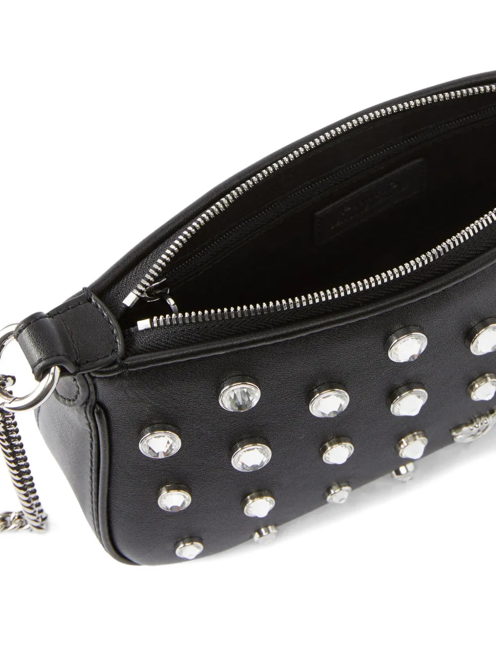 PINKOcrystal-embellished chain cross body bag