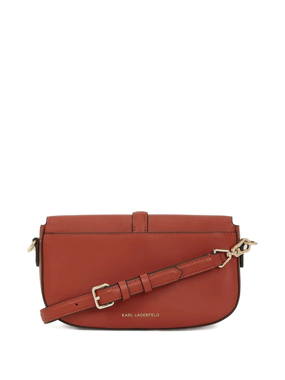 Karl LagerfeldK/Autograph Padlock leather shoulder bag