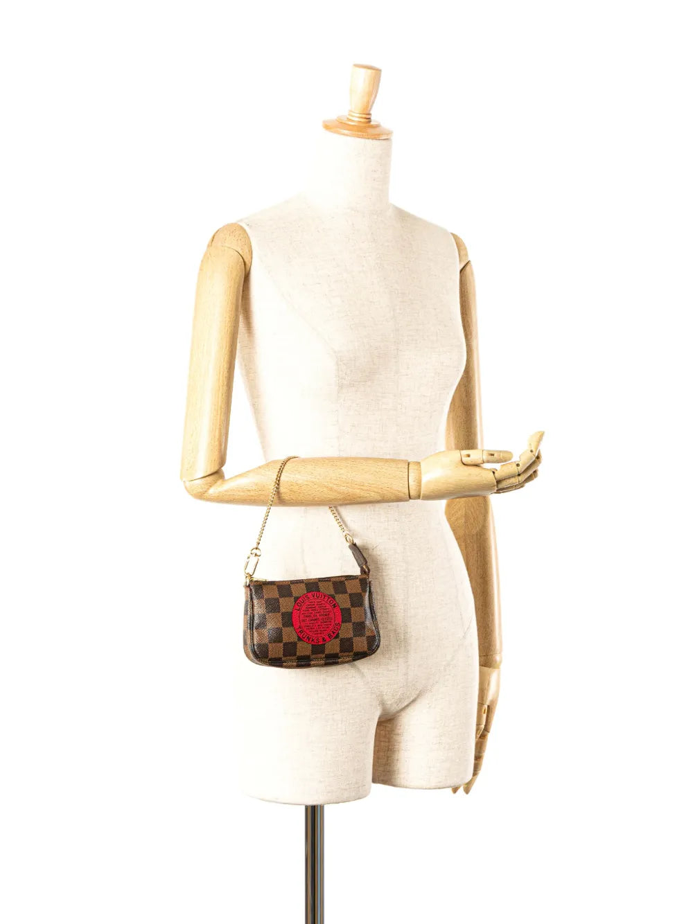 Pre-OwnedLouis Vuitton Pre-Owned2008 Damier Ebene Trunks and Bags Mini Pochette Accessoires handbag