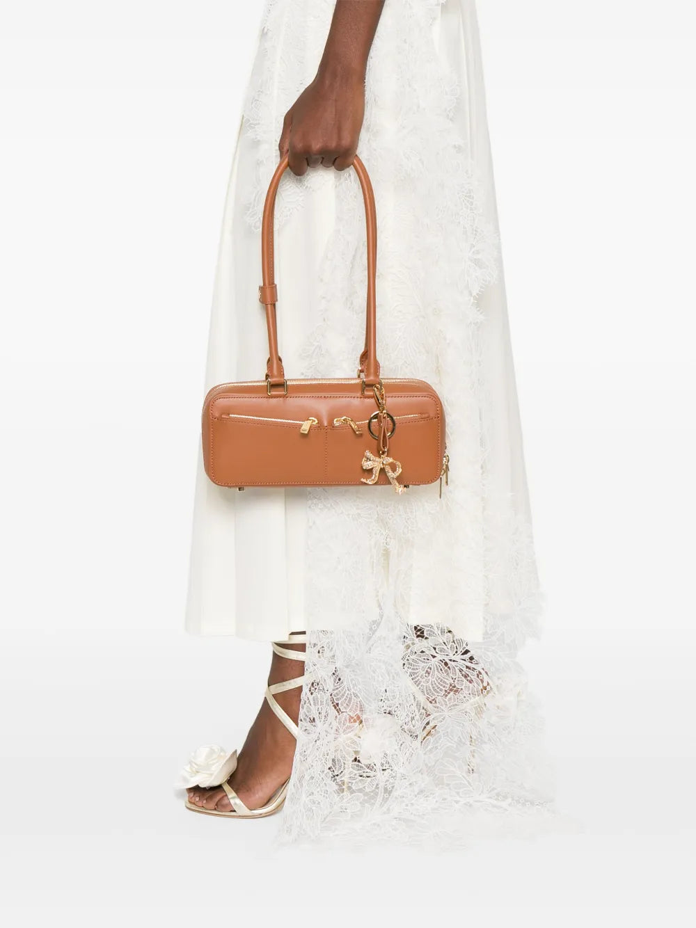Self-Portraitcrystal-embellished tote bag