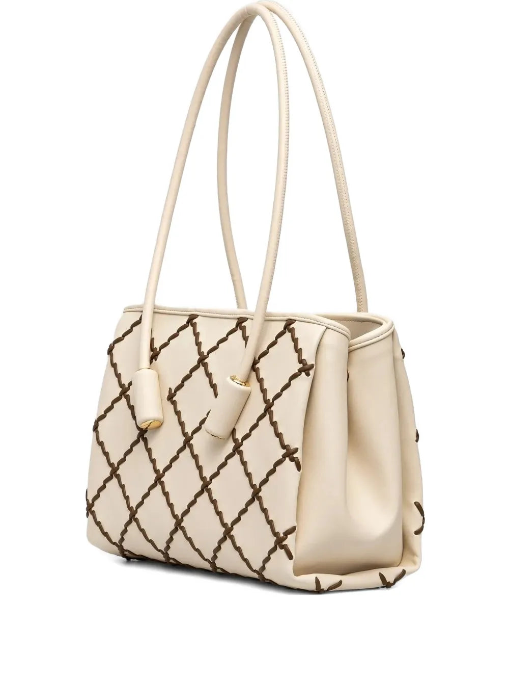 Themoiriamond-pattern tote bag