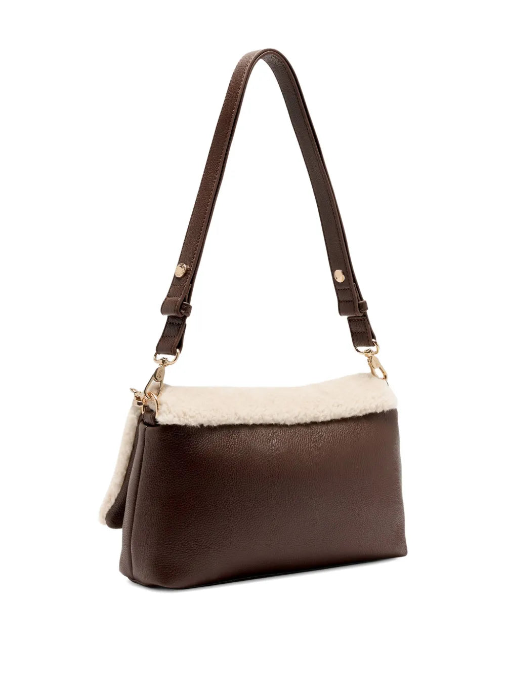 LIU JOmedium LaPuffy teddy crossbody bag