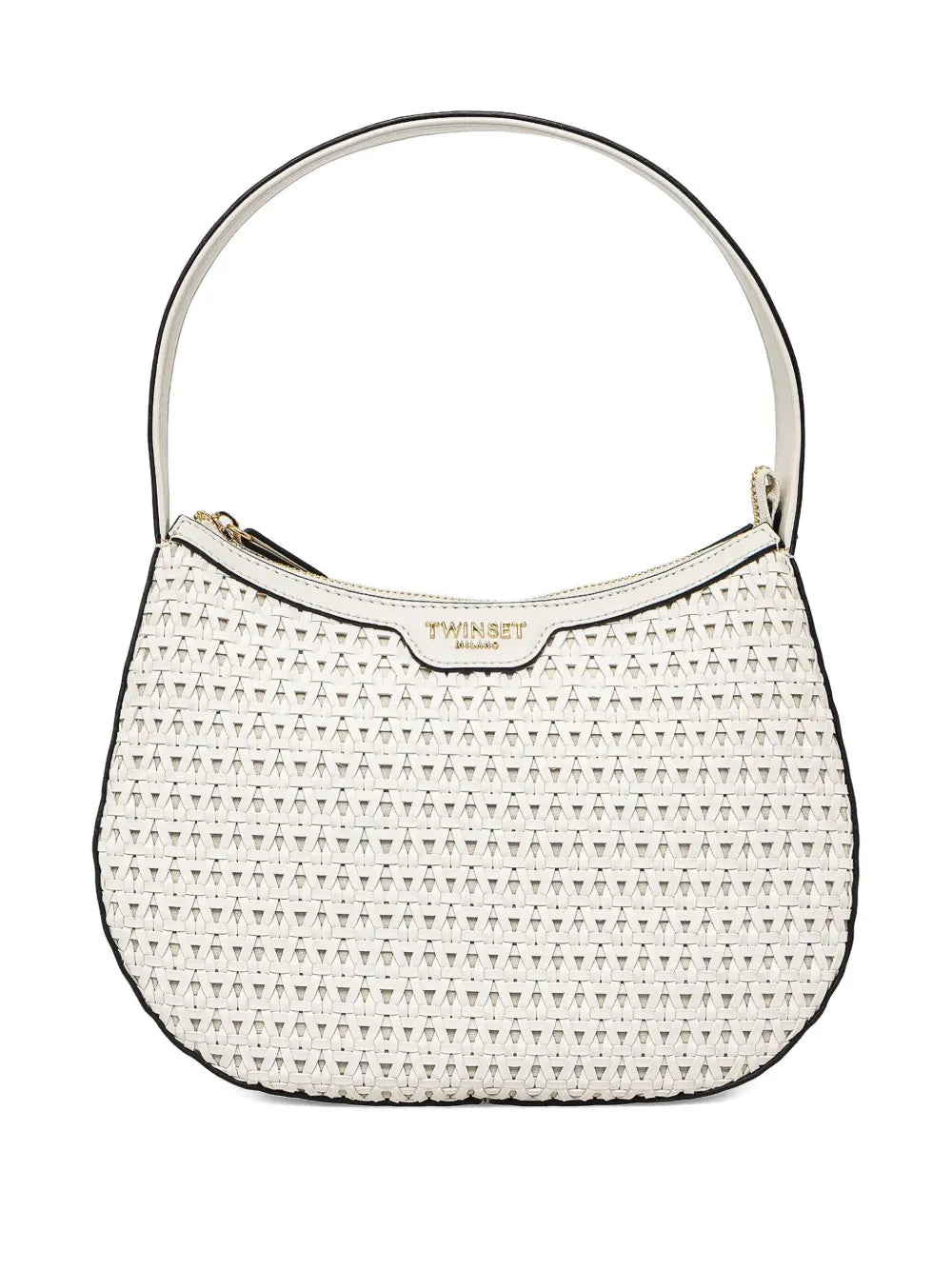 TWINSETwoven top-handle tote bag