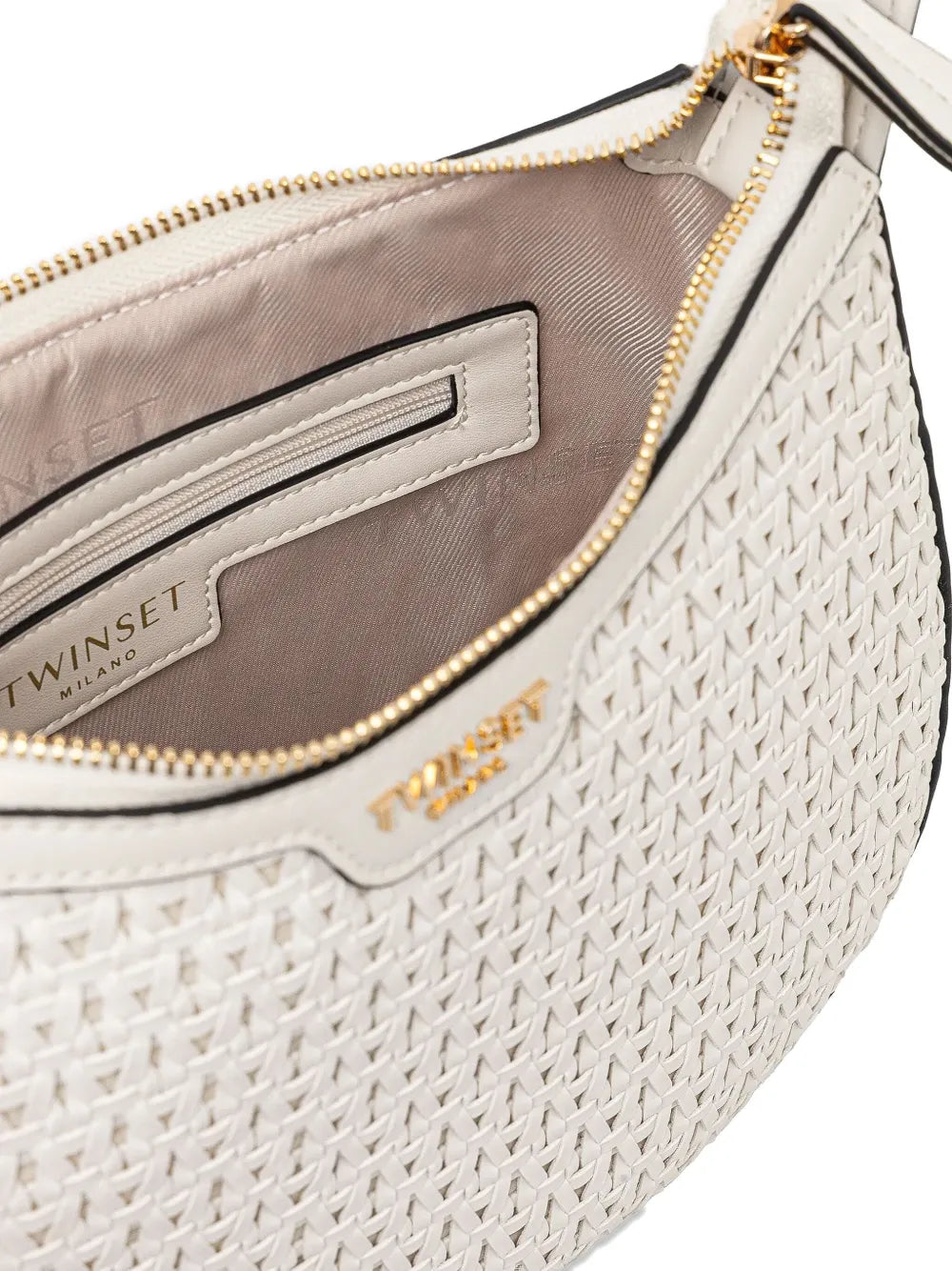 TWINSETwoven top-handle tote bag