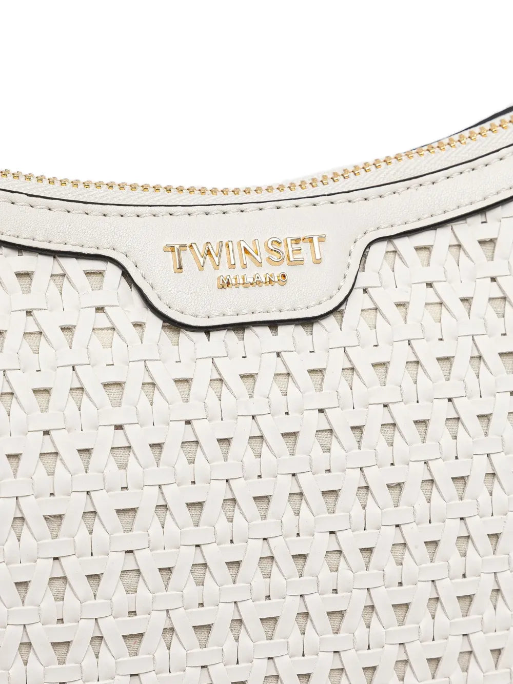 TWINSETwoven top-handle tote bag