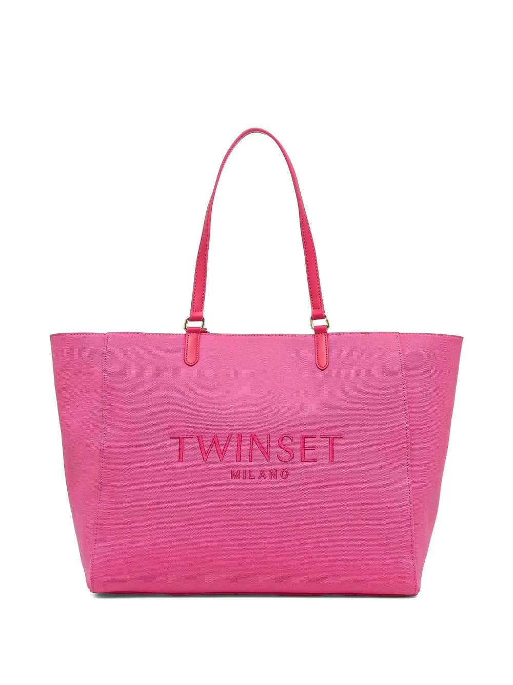 TWINSETlogo-embroidered tote bag