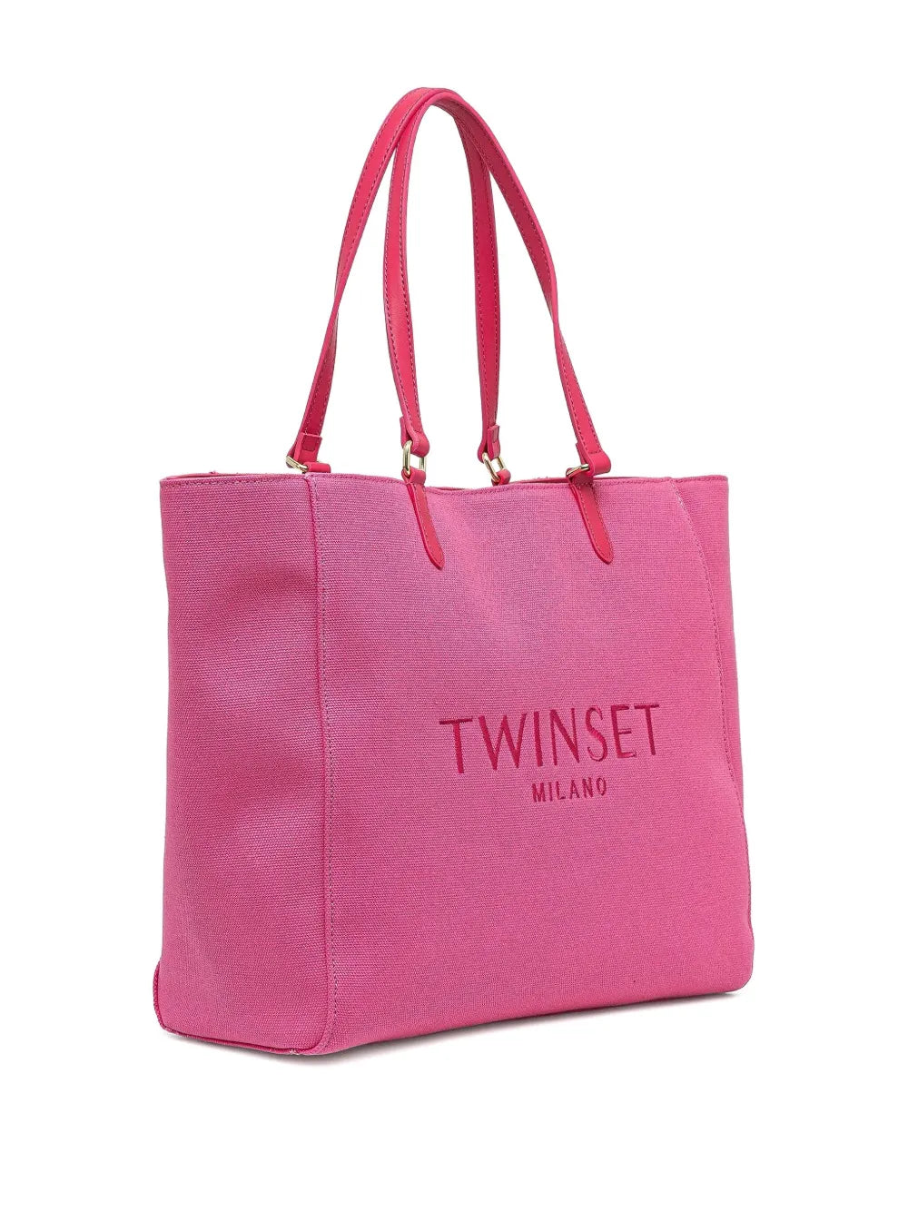 TWINSETlogo-embroidered tote bag