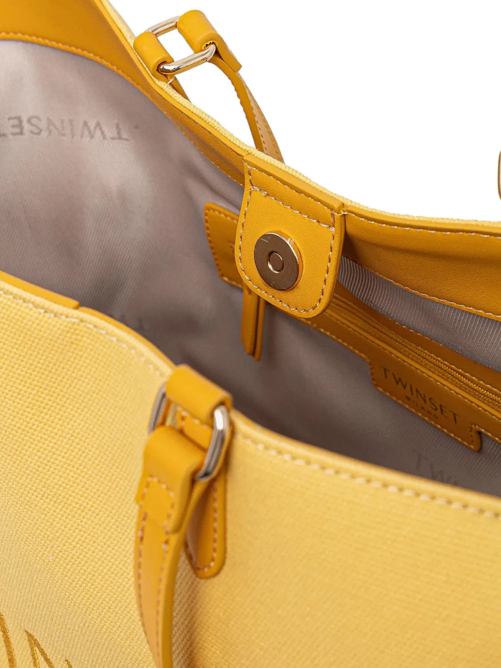 TWINSETembroidered-logo tote bag
