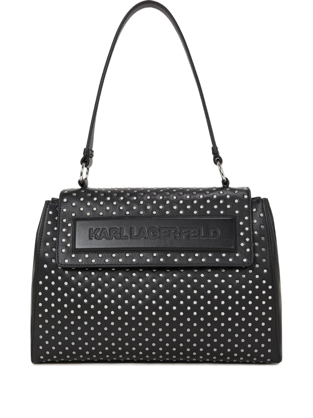 Karl LagerfeldIkon K/Stud-embellished top-handle bag