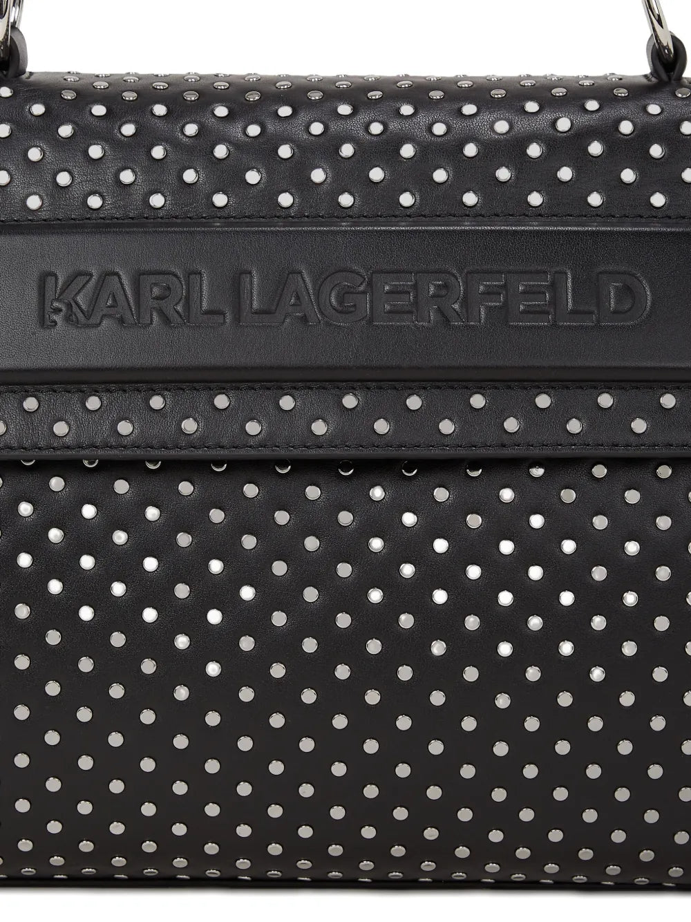 Karl LagerfeldIkon K/Stud-embellished top-handle bag