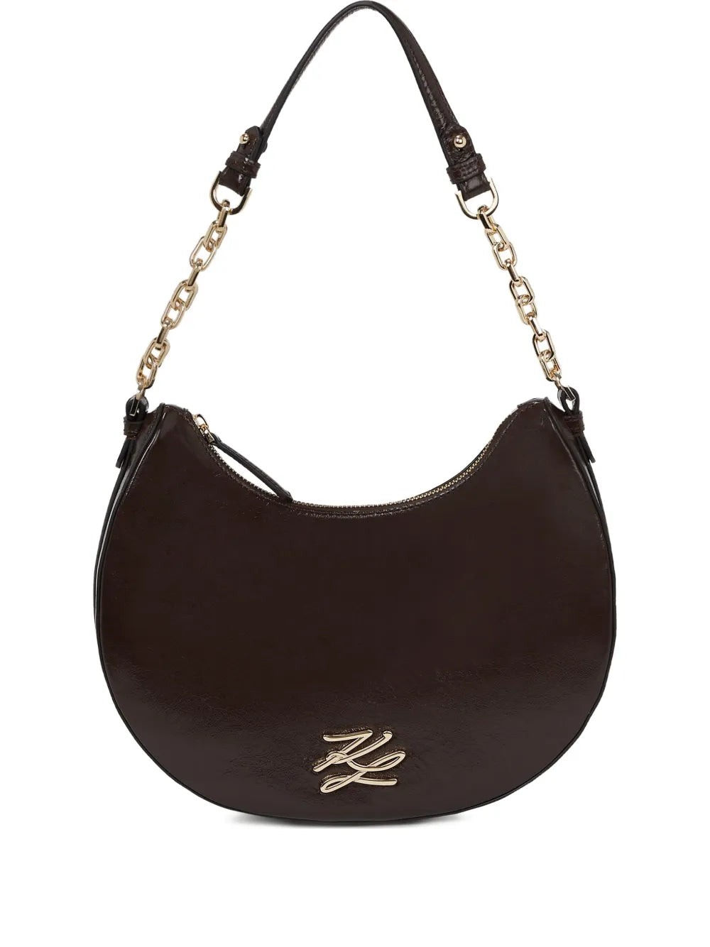 Karl LagerfeldK/Autograph naplak moon shoulder bag