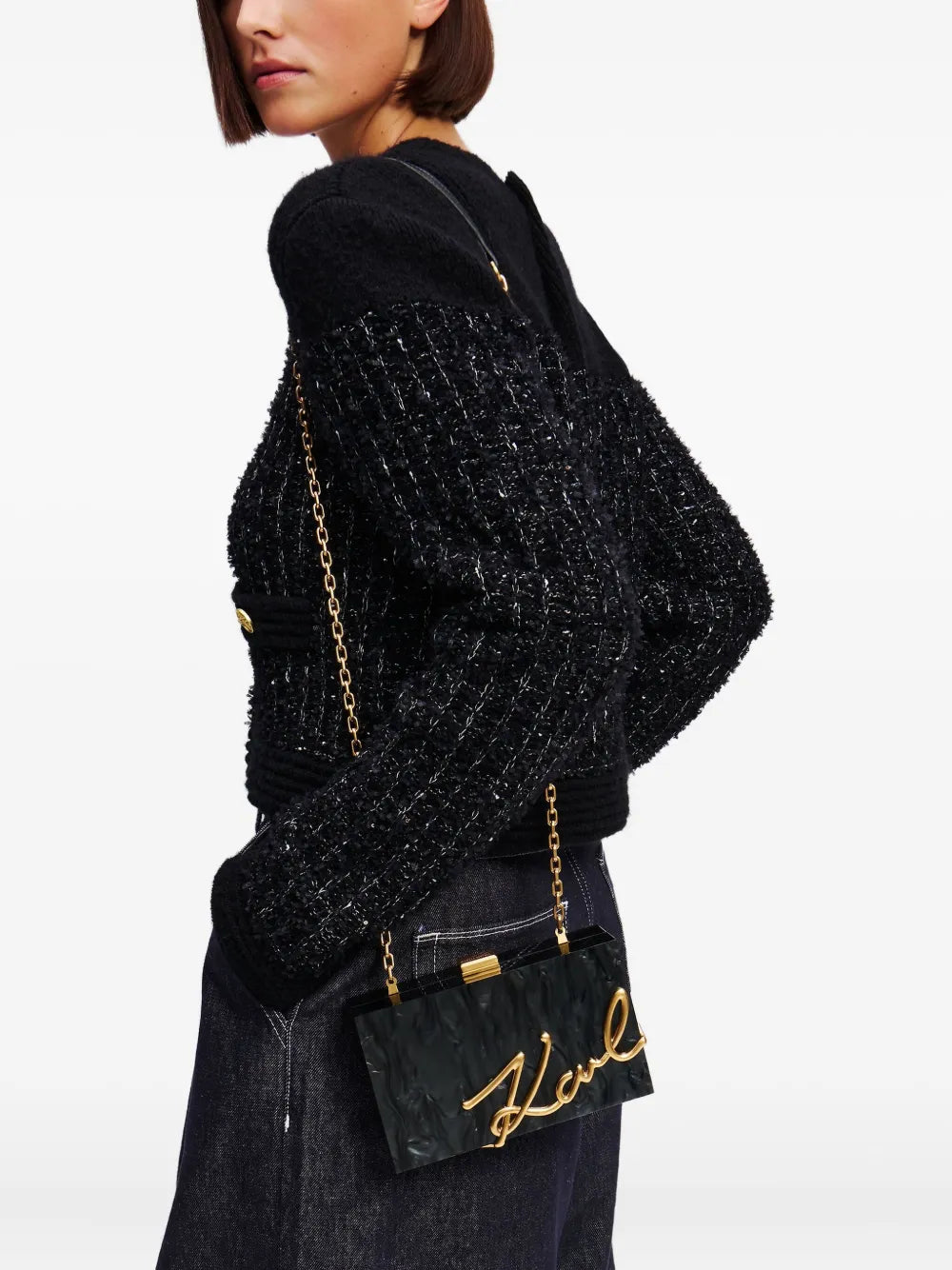 Karl LagerfeldK/Soiree clutch