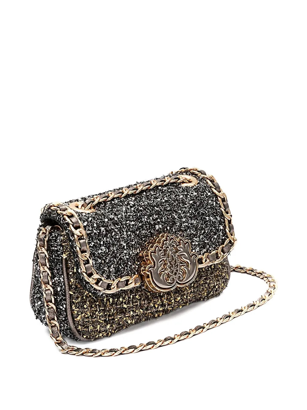 Islatweed chain-embellished shoulder bag