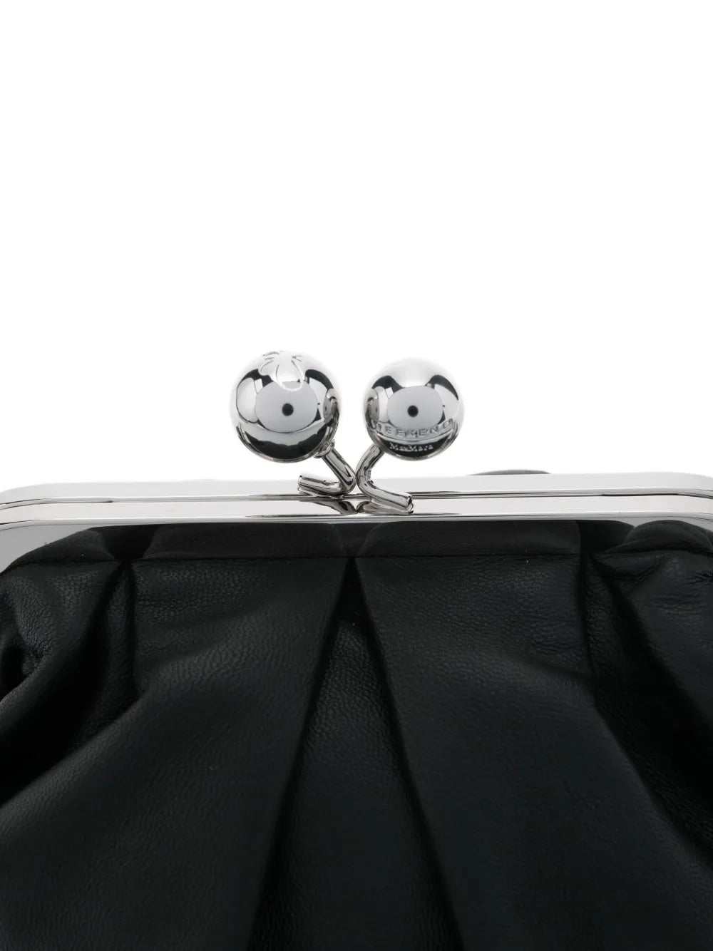 Weekend Max Marapleated metal-top shoulder bag