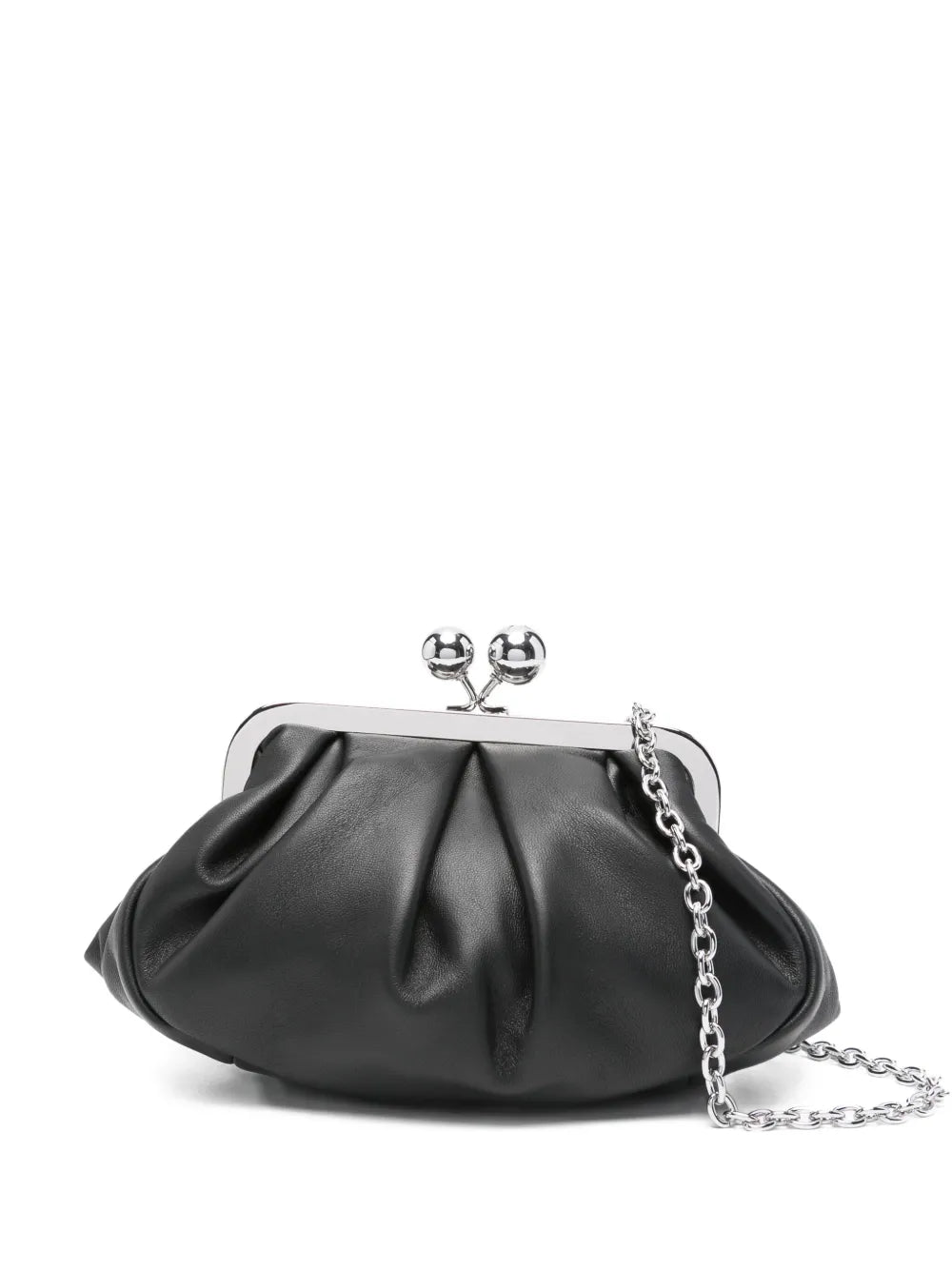 Weekend Max Marapleated metal-top shoulder bag