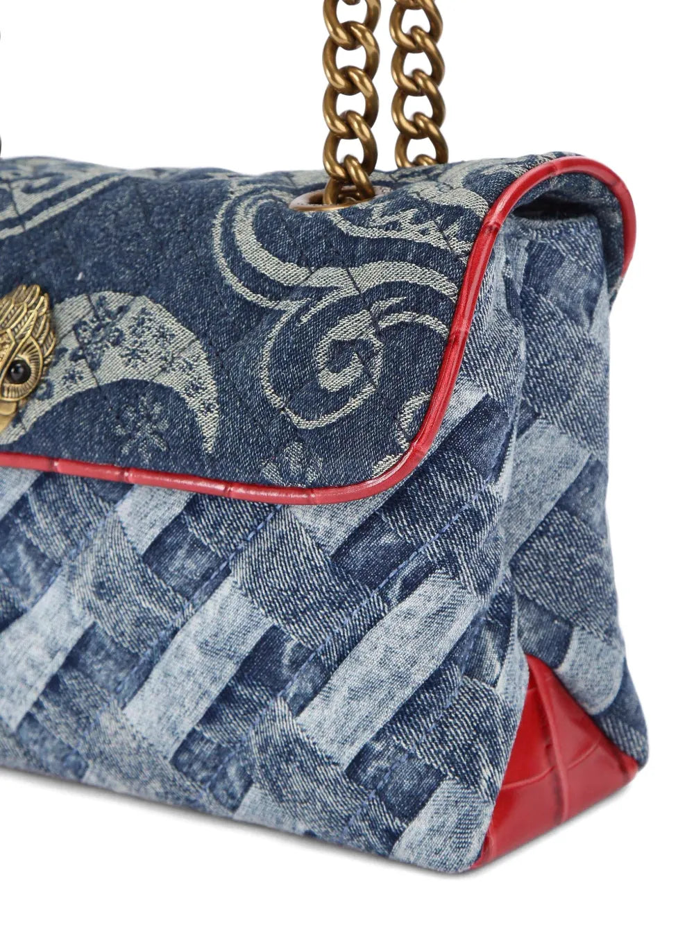 Kurt Geiger LondonKesington woven denim shoulder bag