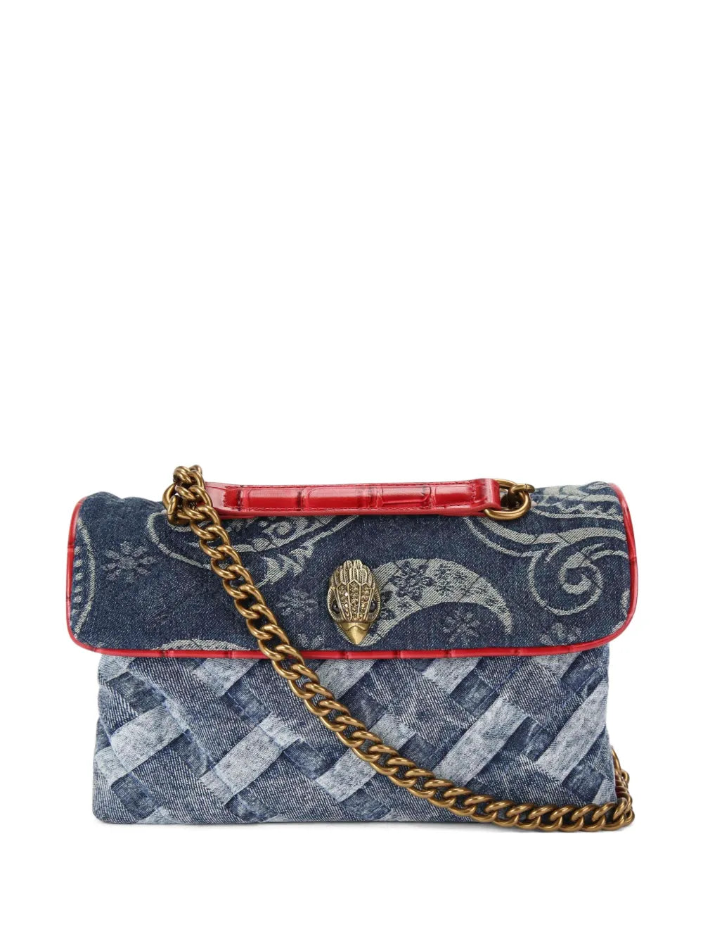 Kurt Geiger LondonKesington woven denim shoulder bag
