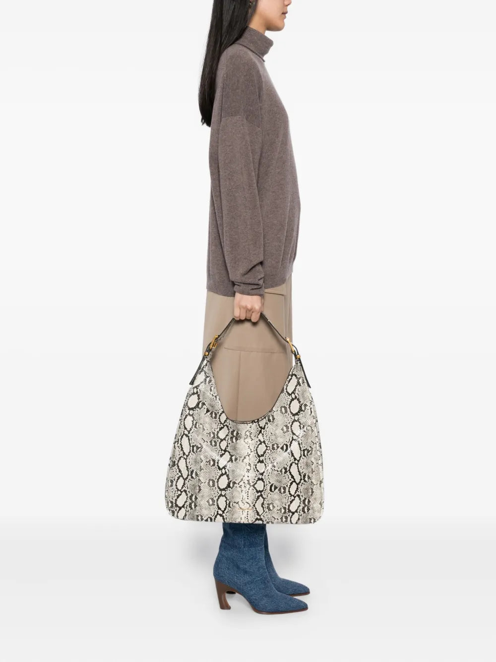 Michael KorsLarge Nolita Snake Embossed bag