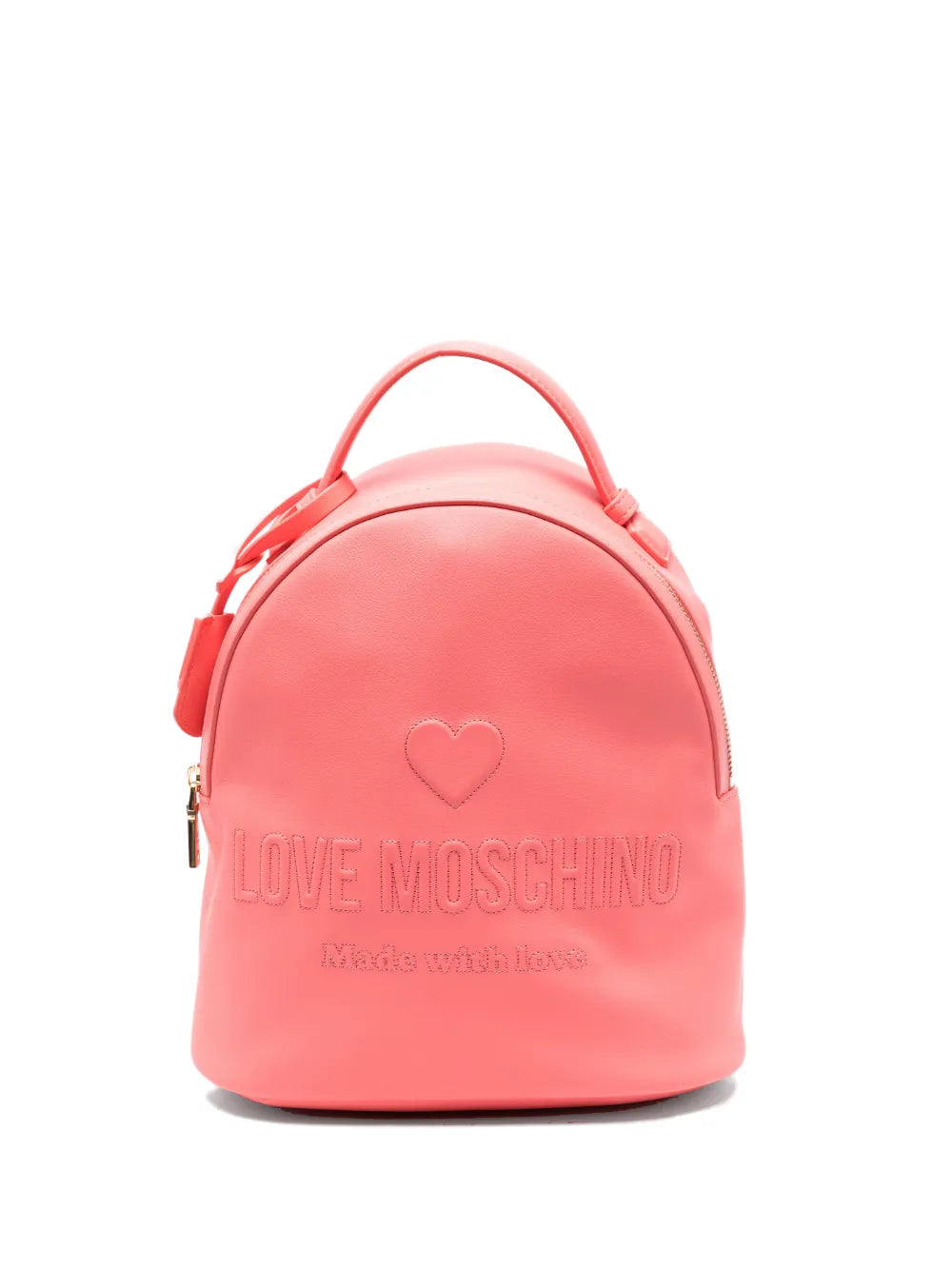 Love Moschinologo-embossed backpack