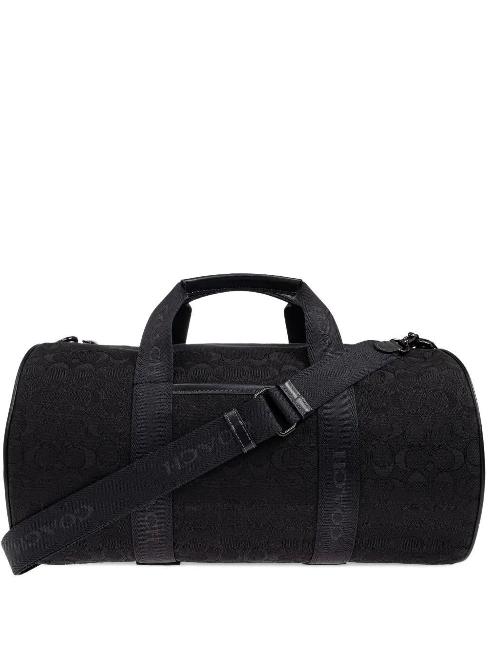 CoachTheo monogram cylindrical holdall