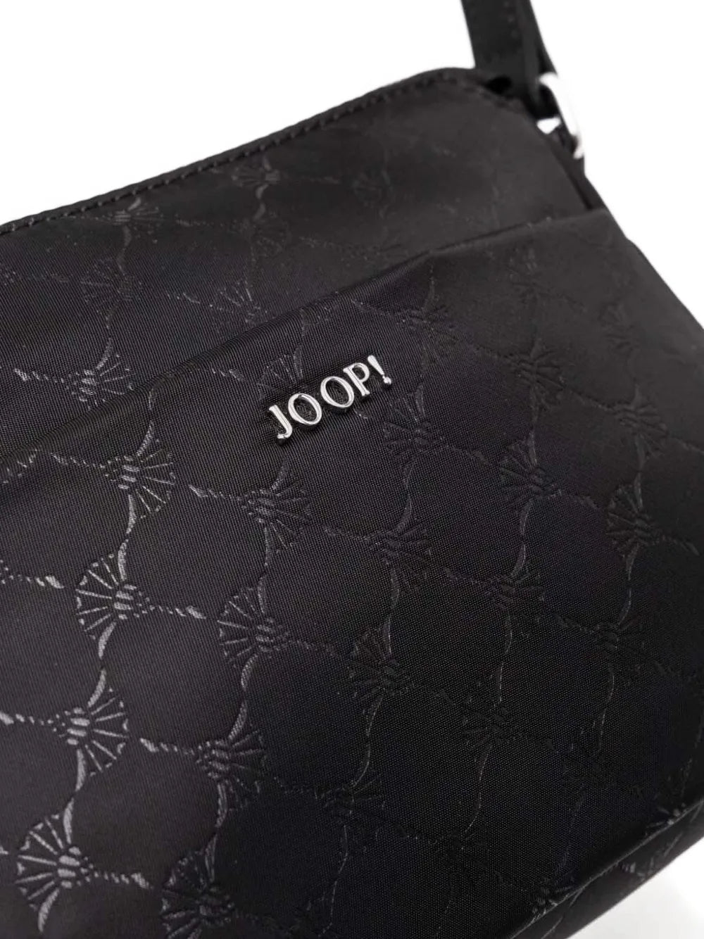 Joop!logo-plaque jacquard crossbody bag