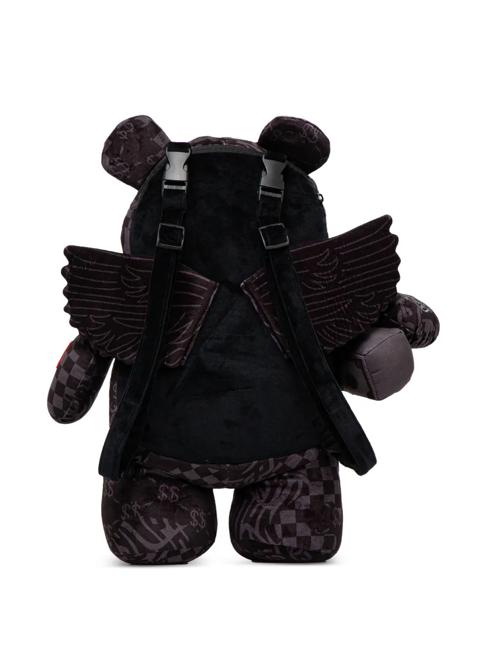 Spraygroundlarge 4AM Money Wing Bear check-pattern backpack