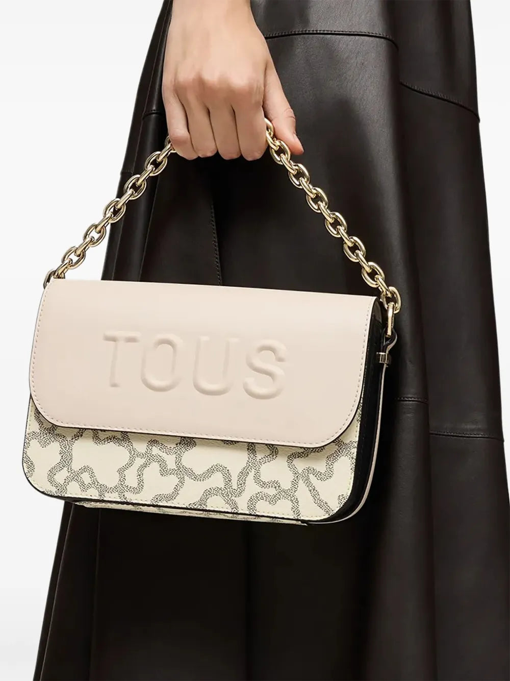 TOUSKaos Icon embossed-logo chain-strap cross-body bag