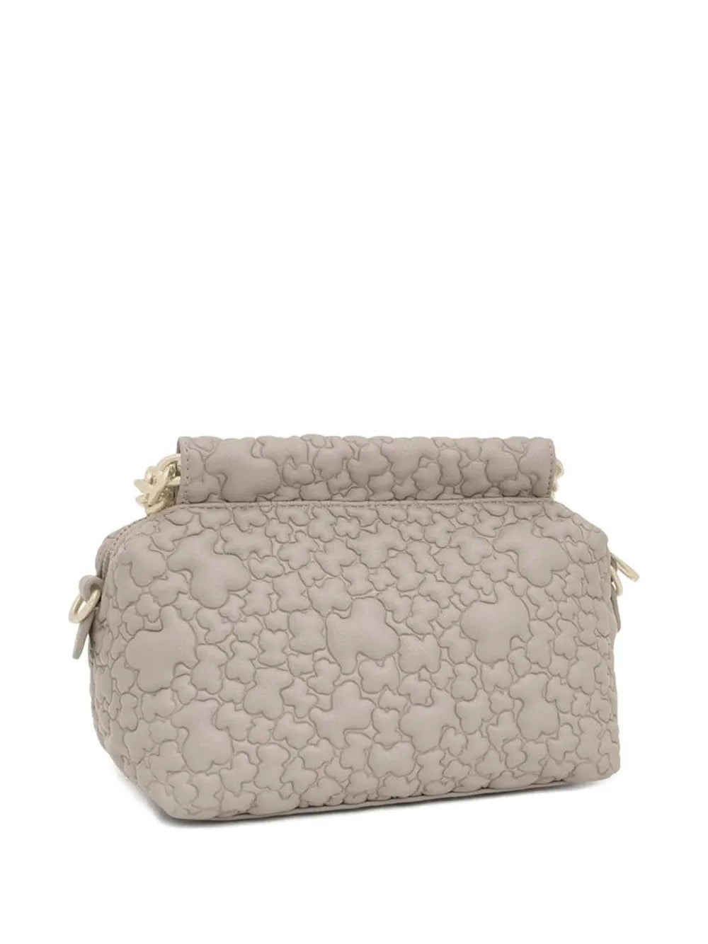 TOUSbear-embossed chain-strap cross-body bag