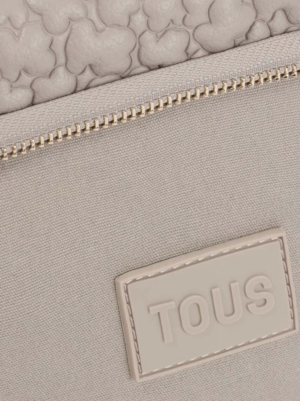 TOUSbear-embossed chain-strap cross-body bag