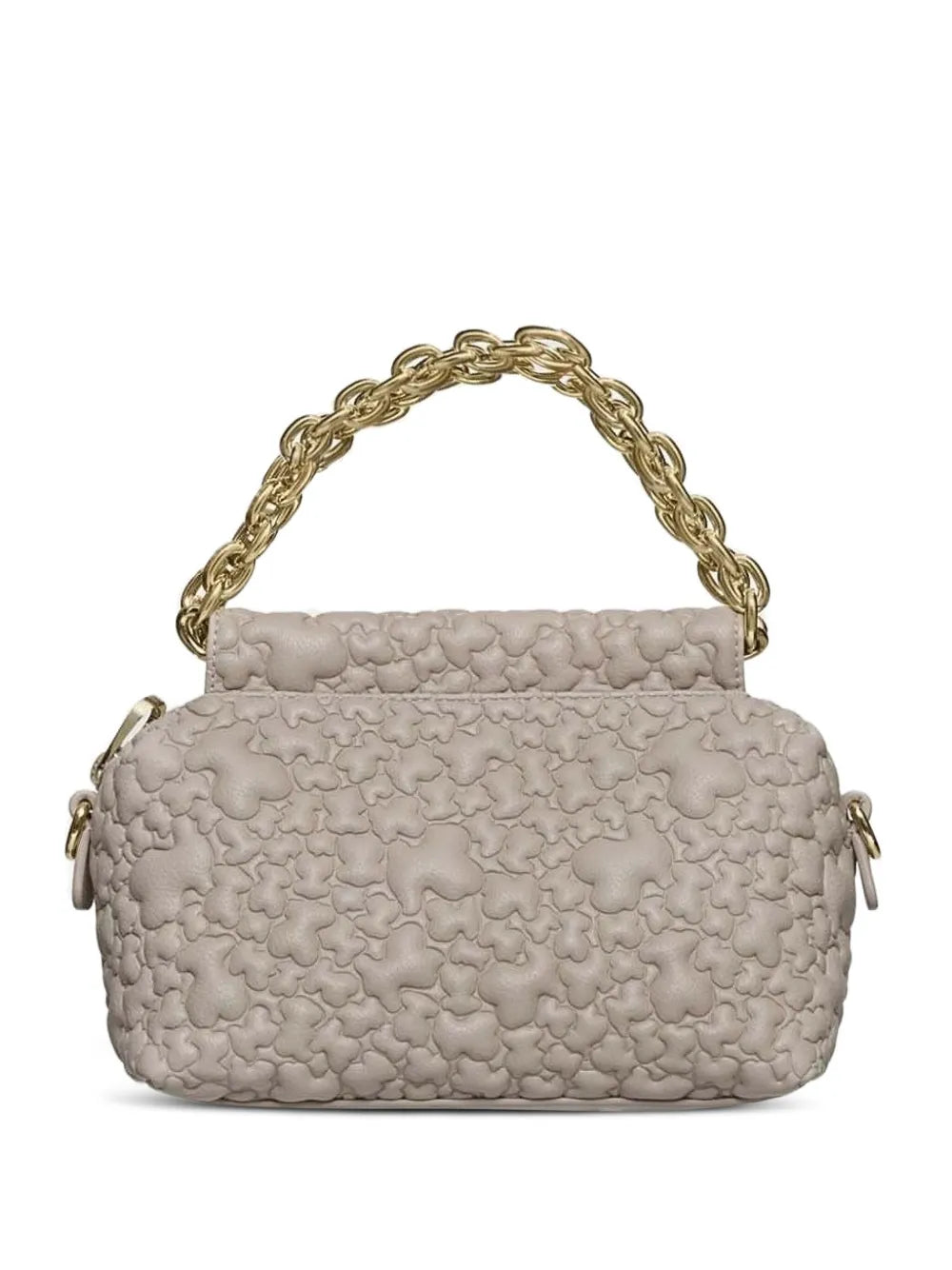 TOUSbear-embossed chain-strap cross-body bag
