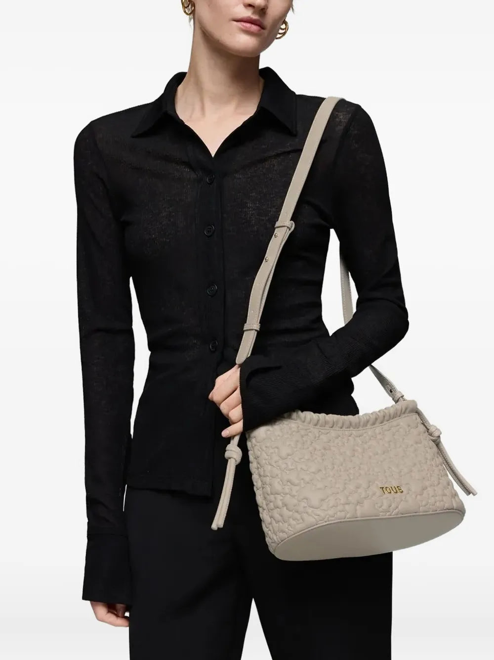 TOUSembossed cross body bag