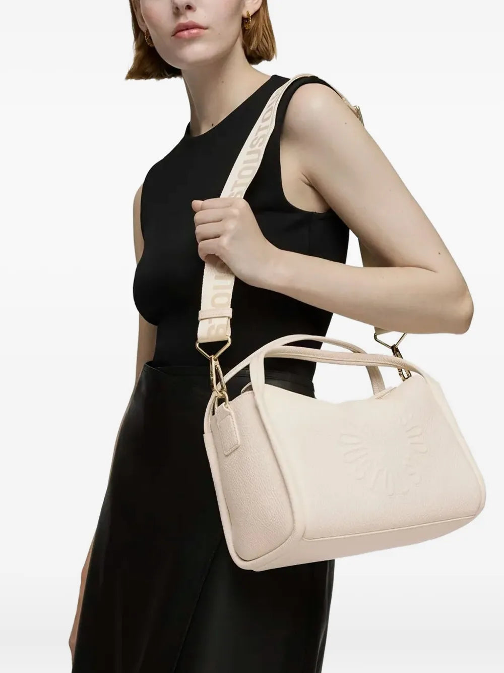 TOUSembossed-leather shoulder bag