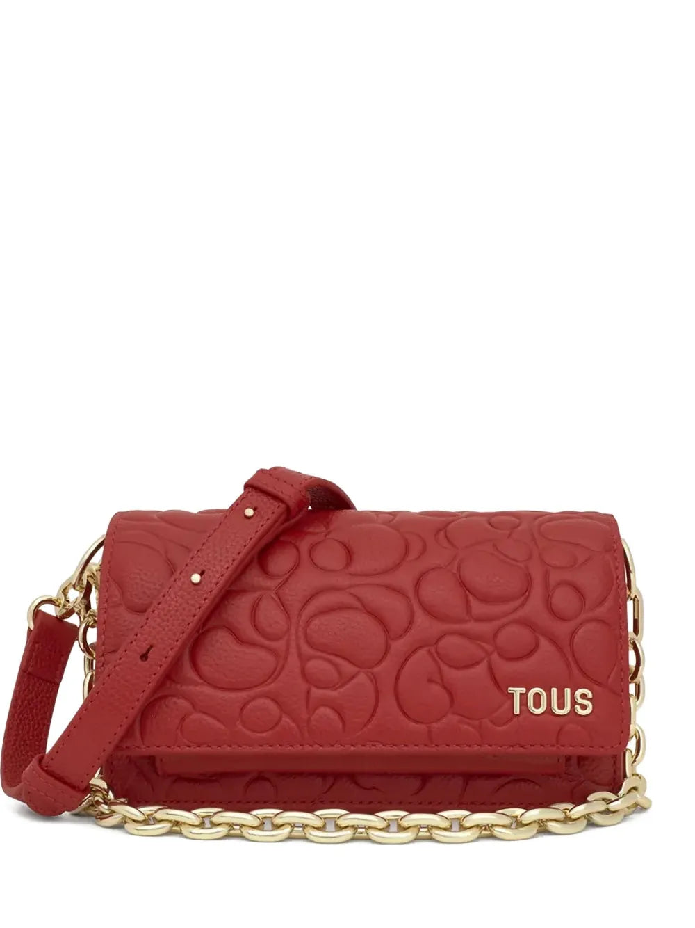 TOUSembossed chain-strap bag