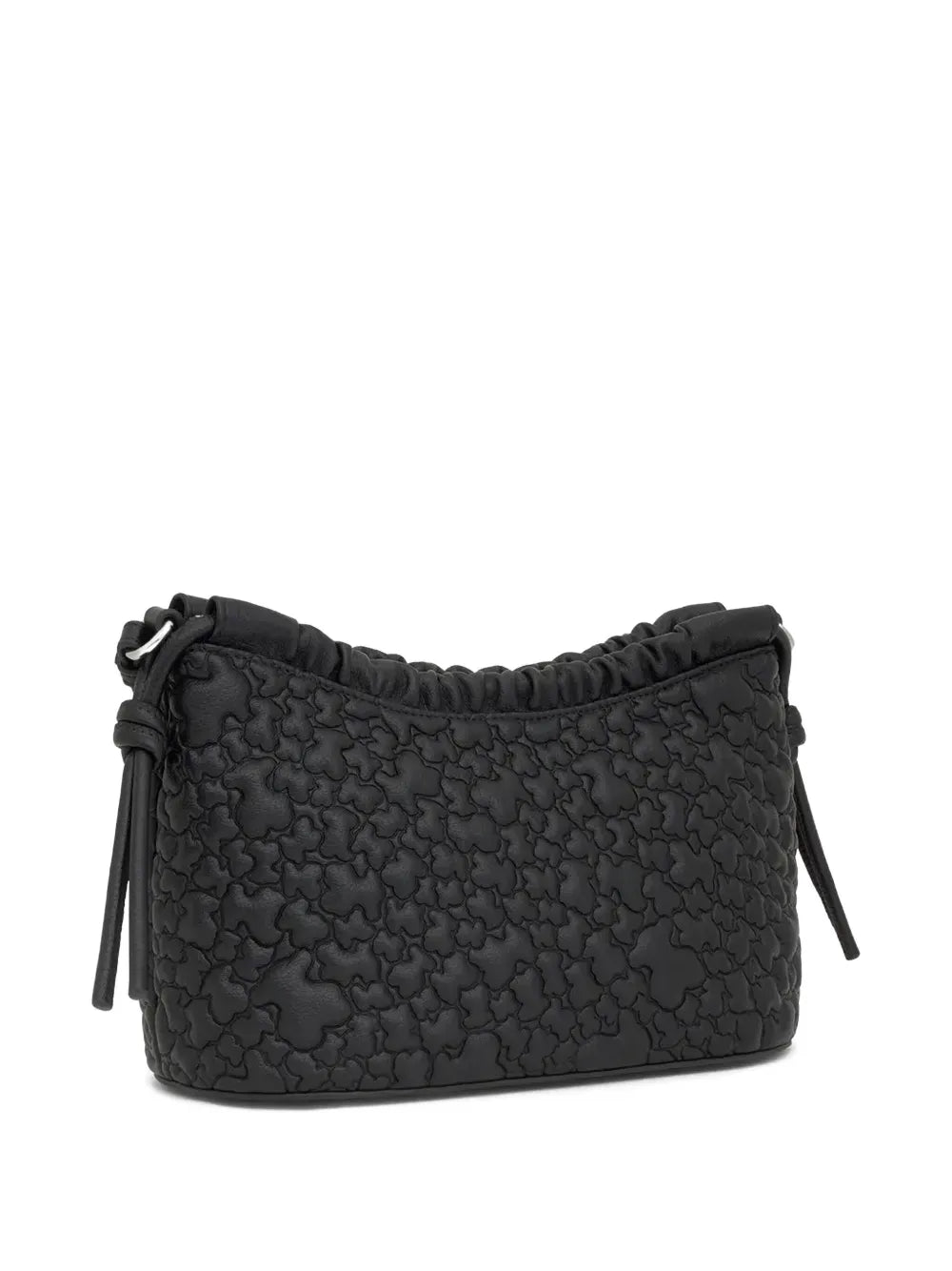 TOUSbear-embossed drawstring cross body bag