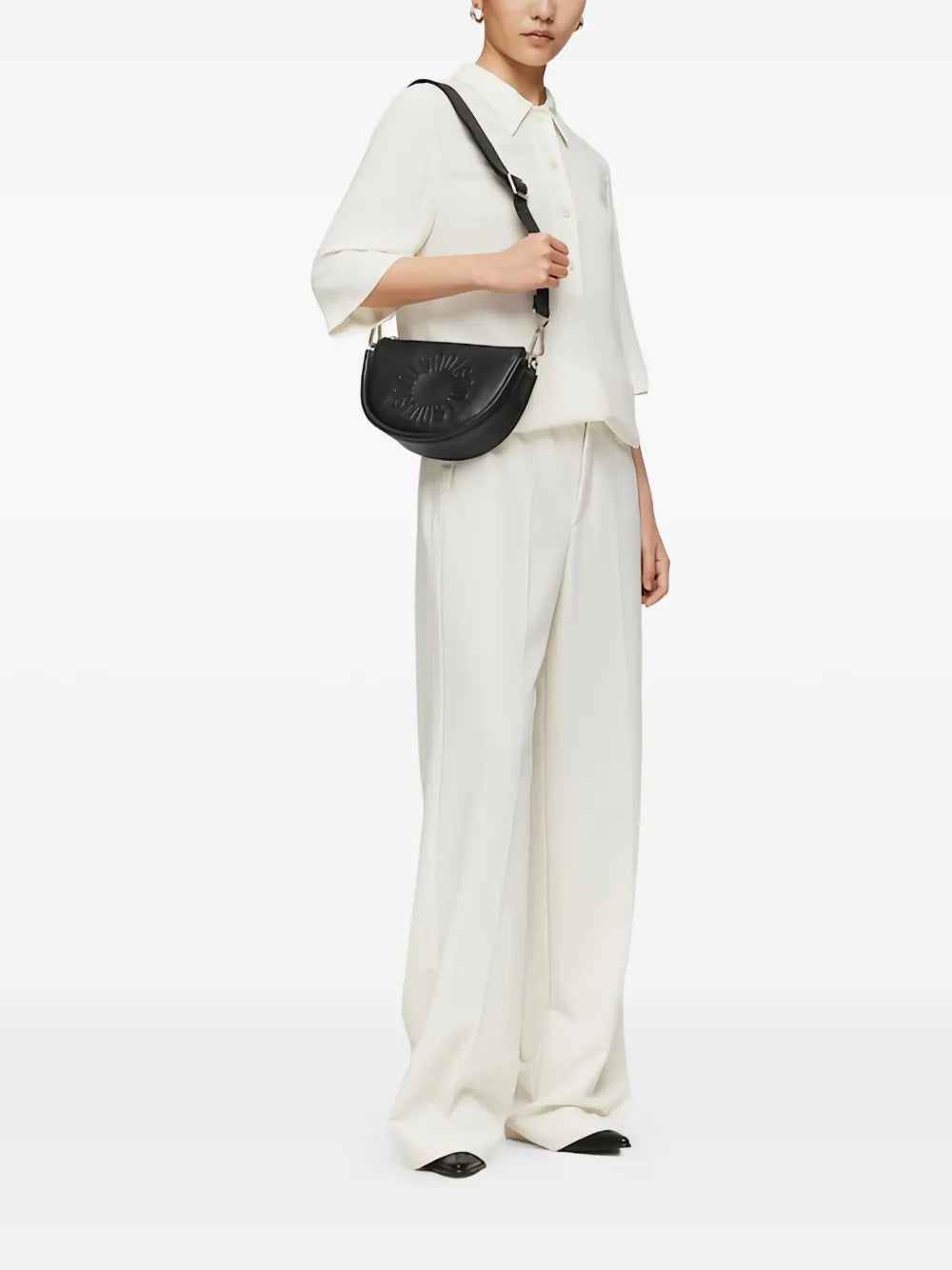 TOUSembossed-logo cross-body bag