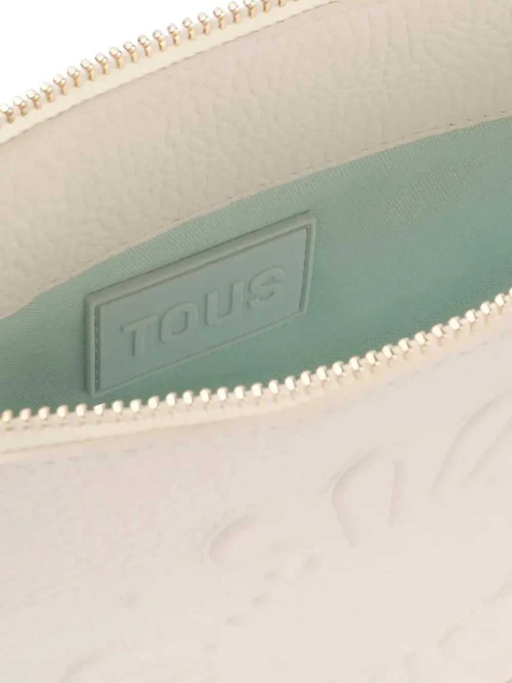 TOUSembossed half-moon crossbody bag