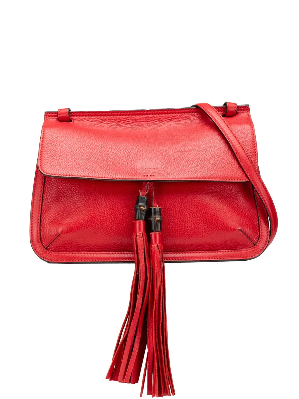 Pre-OwnedGucci Pre-Owned2000-2015 Medium Leather Bamboo Daily crossbody bag