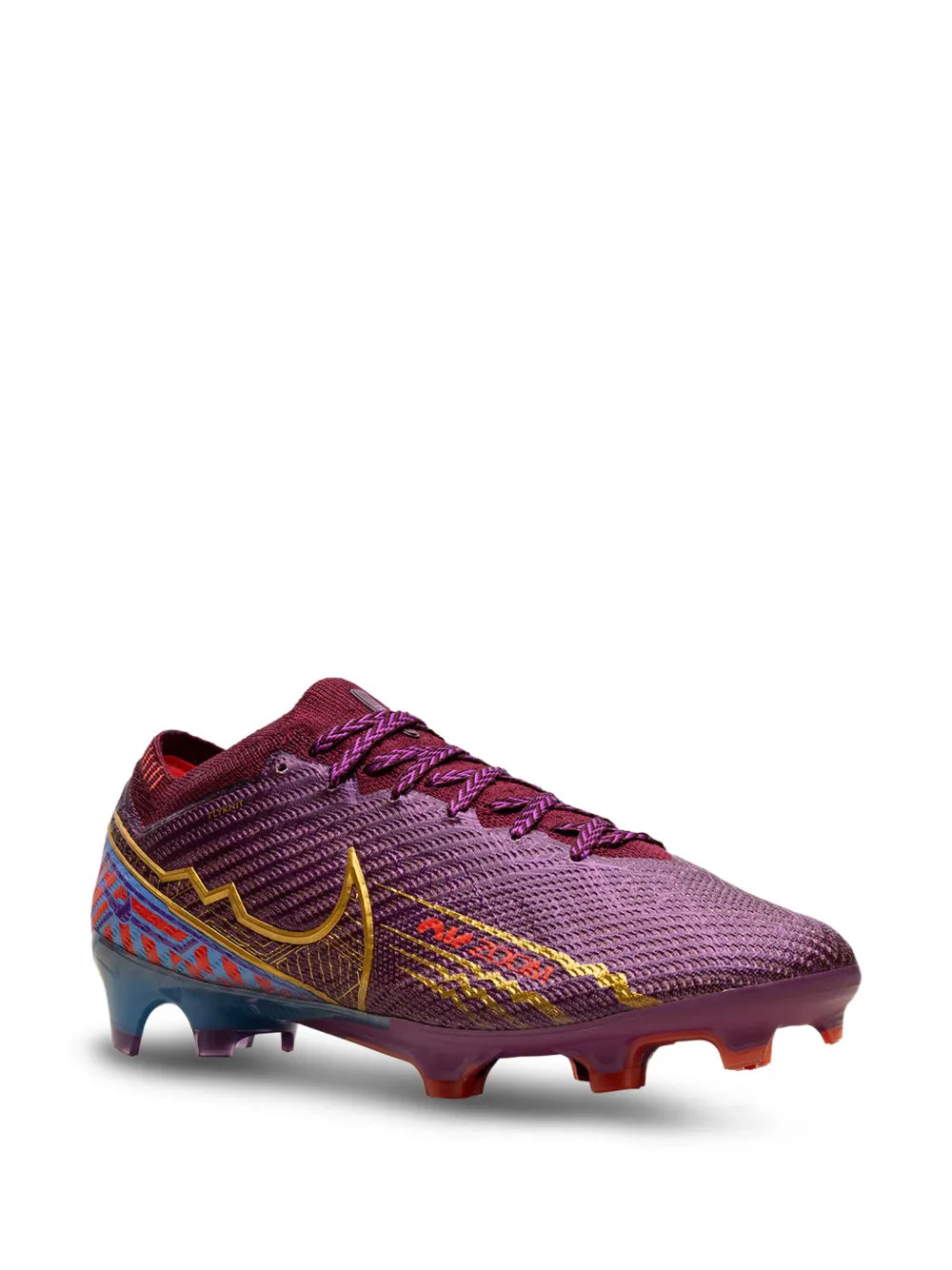Nike Zoom Mercurial Vapor 15 Elite Km Fg Cleats Mbappe Dark Beetroot Sneakers