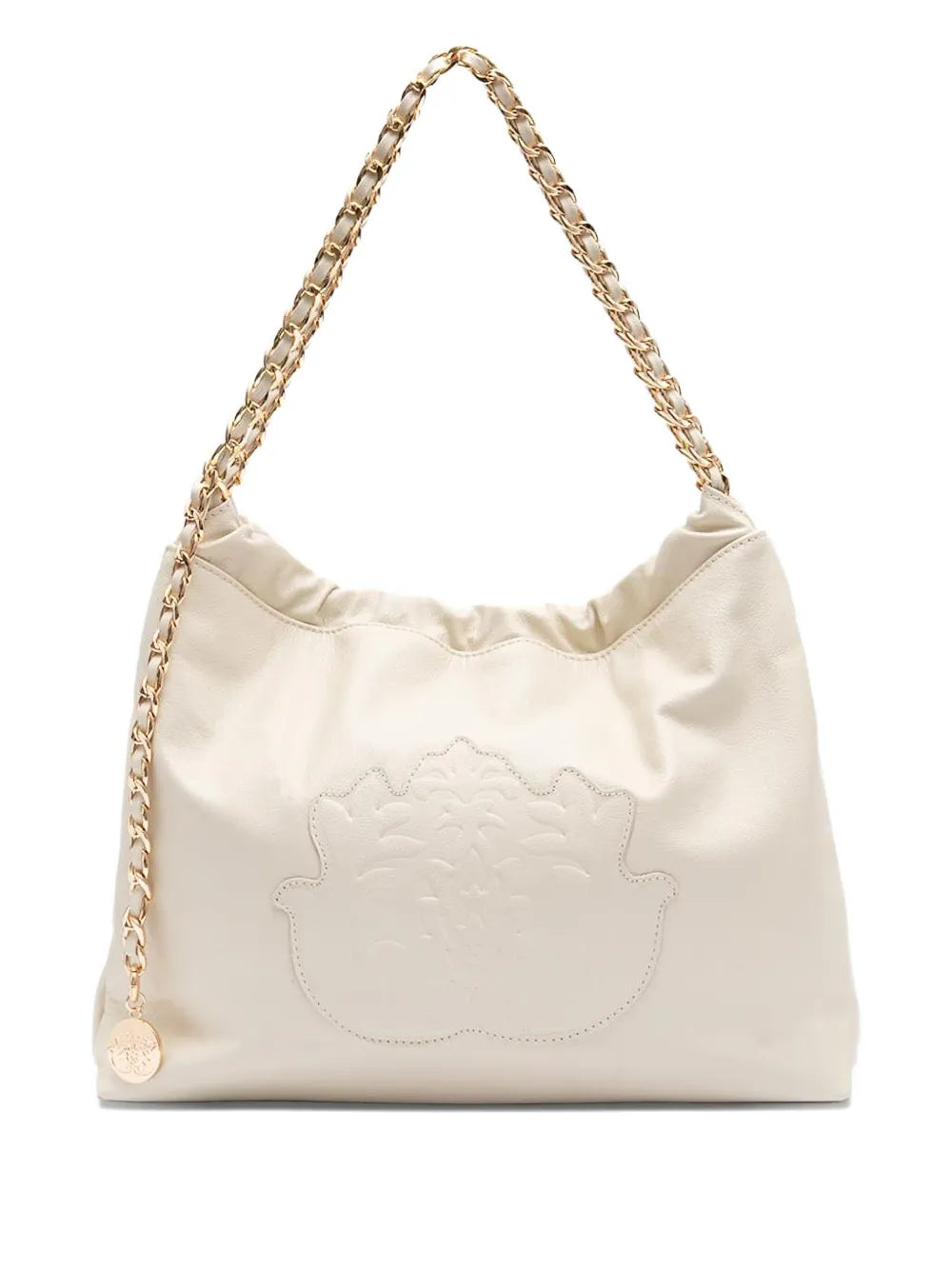 IslaDayse embossed chain shoulder bag