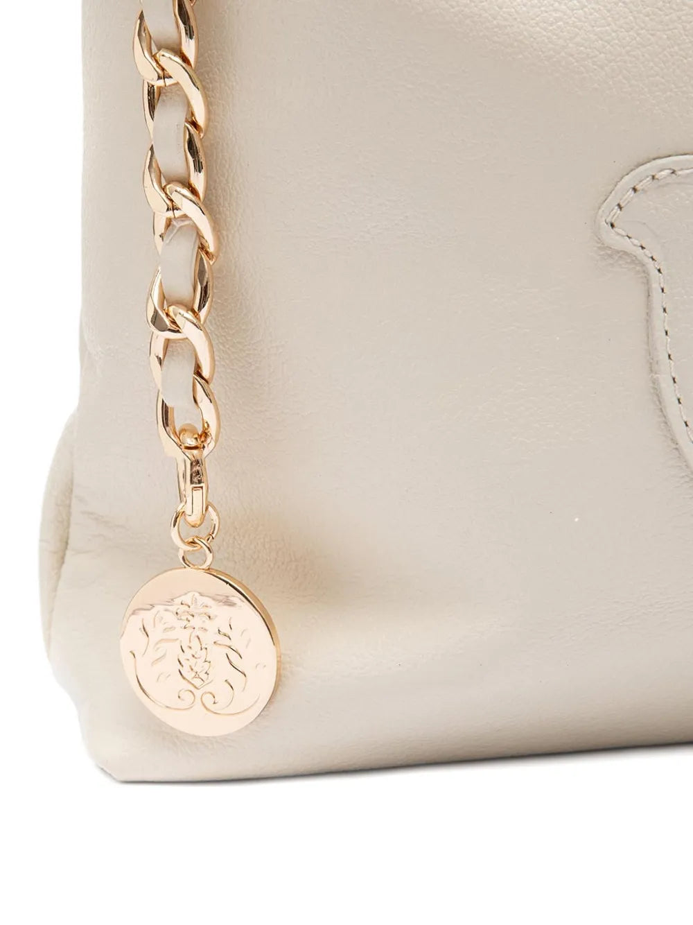 IslaDayse embossed chain shoulder bag