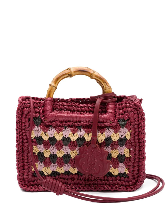 Islabamboo-handle crochet bag