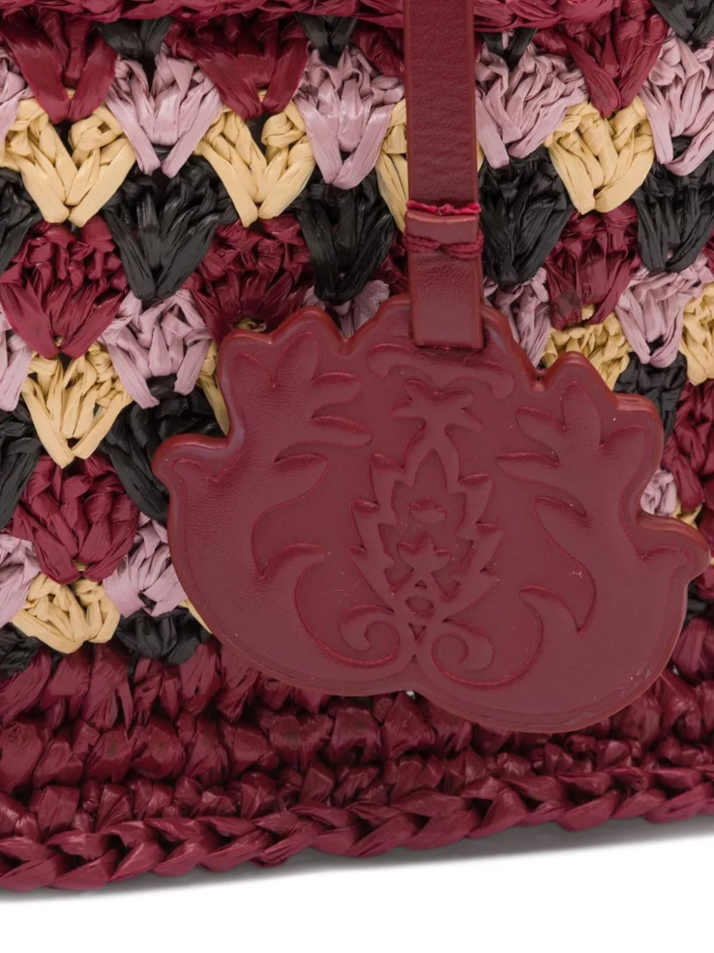Islabamboo-handle crochet bag